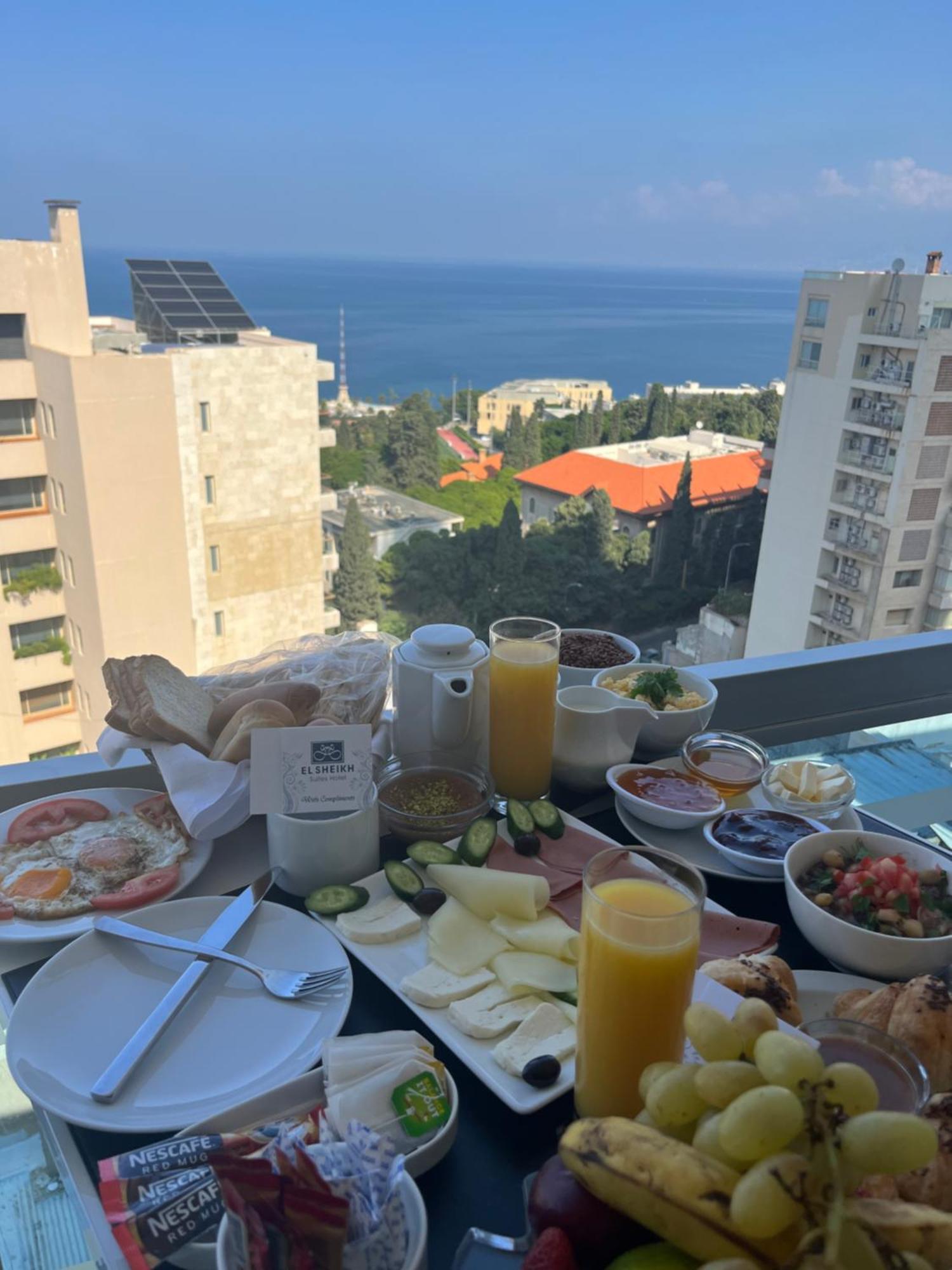 El Sheikh Suites Hotel Beirut Exterior foto